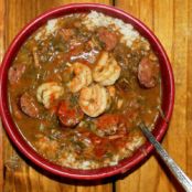 Smokey Creole Gumbo with Hot Sauce